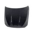 Load image into Gallery viewer, Seibon 10-13 BMW 5 Series and M5 Series (F10) BT-Style Carbon Fiber Hood - Installation View