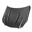 Load image into Gallery viewer, Seibon 10-13 Mercedes Benz E-Class Ct-Style Carbon Fiber Hood - Side View