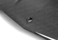 Load image into Gallery viewer, Seibon 10-13 Mercedes Benz E-Class Ct-Style Carbon Fiber Hood - Back View