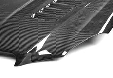 Load image into Gallery viewer, Seibon 10-13 Mercedes Benz E-Class Ct-Style Carbon Fiber Hood - Installation View