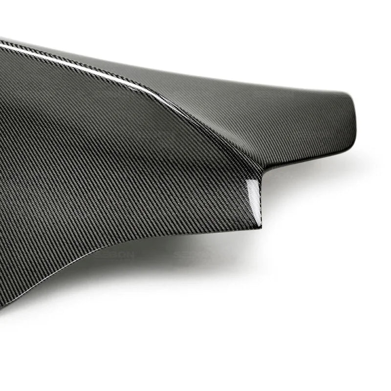 Seibon 10-16 Hyundai Genesis 2 Door C-style Carbon Fiber Trunk Lid - Installation View