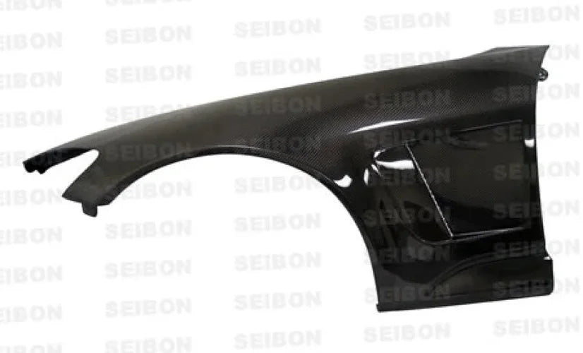 Seibon 00-08 Honda S2000 10mm Wider Carbon Fiber Fenders - Side View