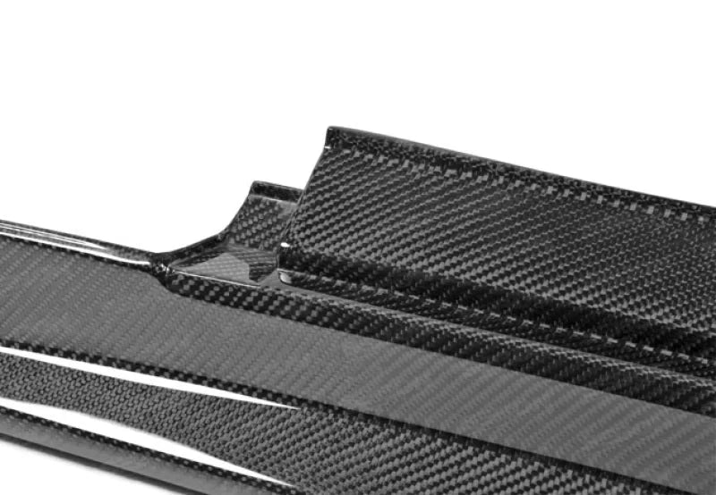 Seibon 11-13 Nissan GTR R35 VS-Style Carbon Fiber Side Skirts (Pair) - Back View