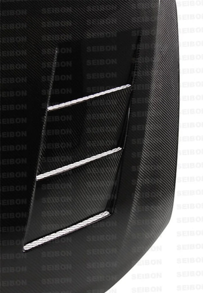 Seibon 11-13 Scion tC (AGT20L) TS-style Carbon Fiber Hood (Does not fit 14) - Side View