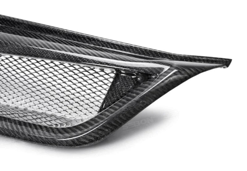 Seibon 11-13 Subaru Impreza/WRX/STi Carbon Fiber Front Grill - Main Product View