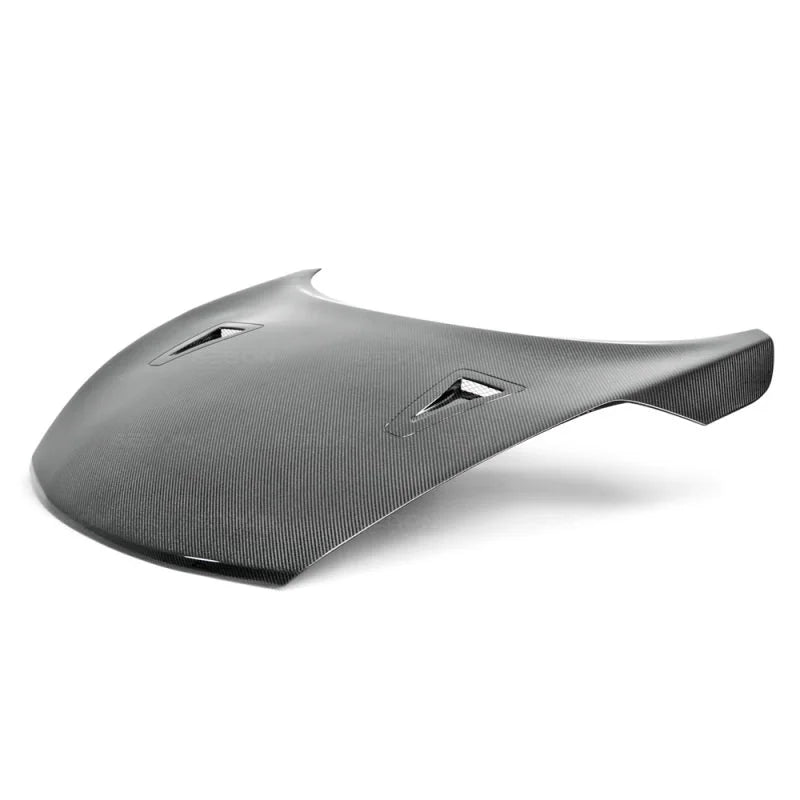 Seibon 11-14 Nissan Juke GTR Style Carbon Fiber Hood - Side View