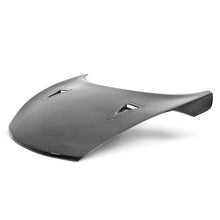 Load image into Gallery viewer, Seibon 11-14 Nissan Juke GTR Style Carbon Fiber Hood - Side View