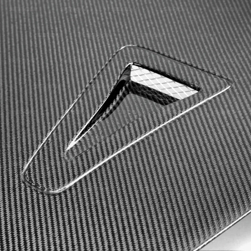 Seibon 11-14 Nissan Juke GTR Style Carbon Fiber Hood - Back View