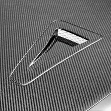 Load image into Gallery viewer, Seibon 11-14 Nissan Juke GTR Style Carbon Fiber Hood - Back View
