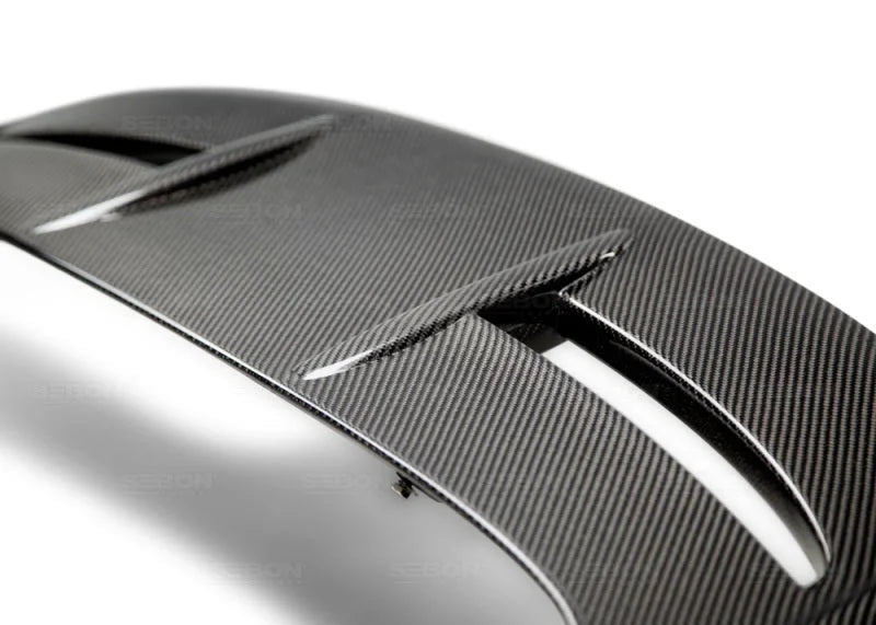 Seibon 11-15 Ford Fiesta (Hatchback) ST-Style Carbon Fiber Rear Spoiler - Main Product View