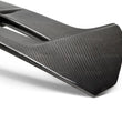 Load image into Gallery viewer, Seibon 11-15 Ford Fiesta (Hatchback) ST-Style Carbon Fiber Rear Spoiler - Installation View