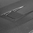 Load image into Gallery viewer, Seibon 11 BMW F20/F22 DV-Style Carbon Fiber Hood - Back View