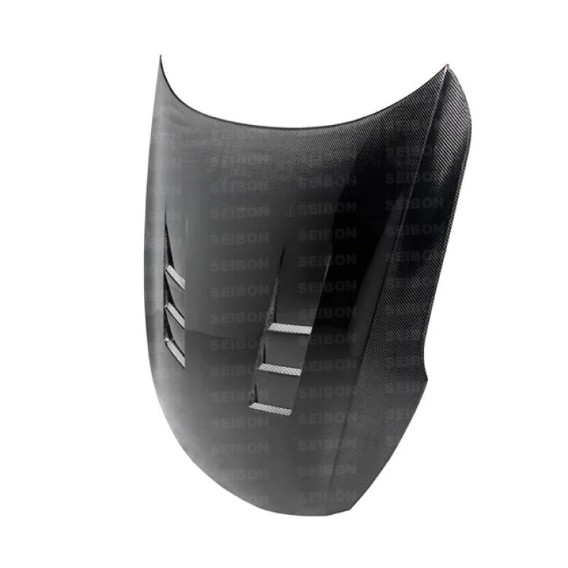 Seibon 11+ Kia Optima TS-style Carbon Fiber Hood - Side View