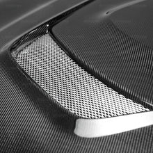 Load image into Gallery viewer, Seibon 12-13 BMW 3 Series F30 / 4 Series F32 VS-Style Carbon Fiber Hood - Back View