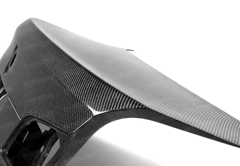 Seibon 12-13 BMW 5 Series/M5 Series (F10) OEM-Style Carbon Fiber Trunk/Hatch - Side View