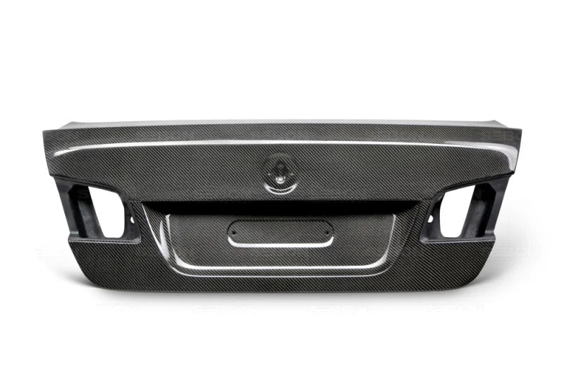 Seibon 12-13 BMW 5 Series/M5 Series (F10) OEM-Style Carbon Fiber Trunk/Hatch - Back View