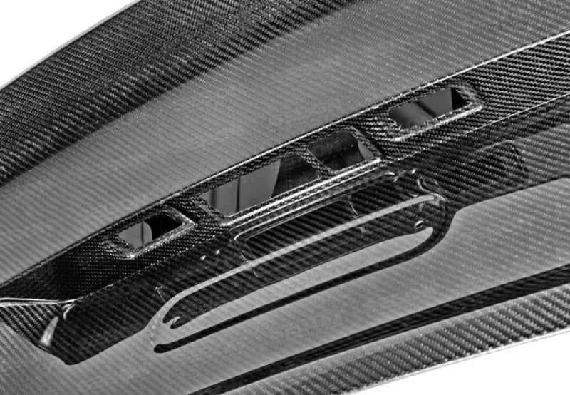 Seibon 12-13 BMW F30 CSL Style Carbon Fiber Trunk - Shaved - Main Product View