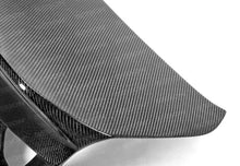 Load image into Gallery viewer, Seibon 12-13 BMW F30 CSL Style Carbon Fiber Trunk - Shaved - Back View