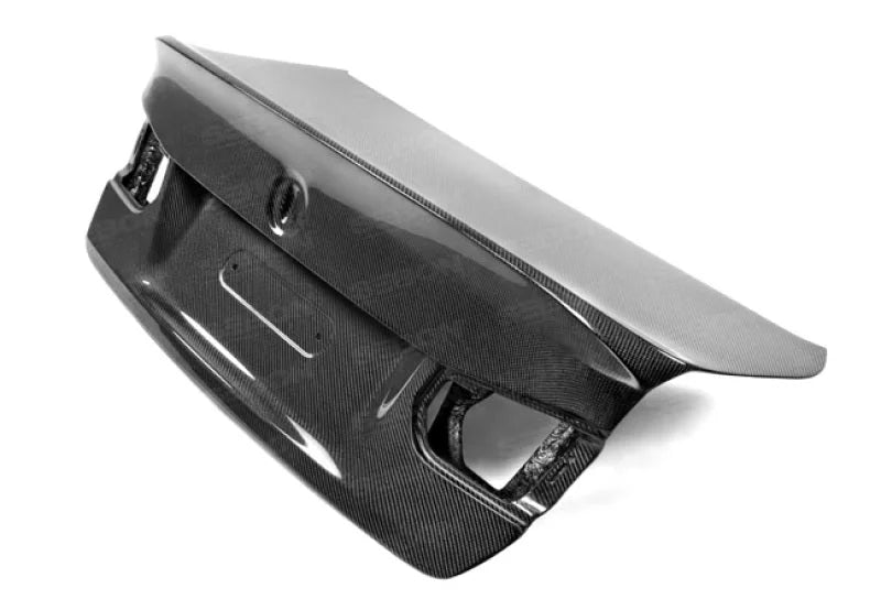Seibon 12-13 BMW F30 CSL Style Carbon Fiber Trunk - Side View