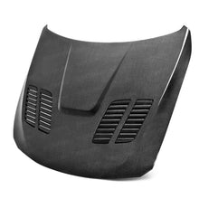 Load image into Gallery viewer, Seibon 12-13 BMW F30 GTR-Style Carbon Fiber Hood - Side View