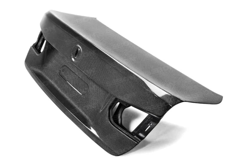 Seibon 12-13 BMW F30 OEM Style Carbon Fiber Trunk Lid - Side View