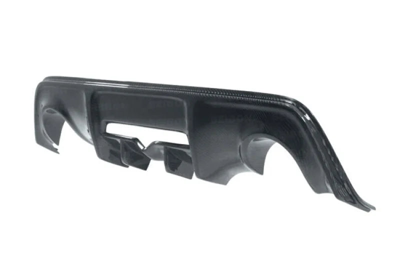 Seibon 12-13 BRZ/FRS Carbon Fiber Rear Diffuser Cover - Main Product View