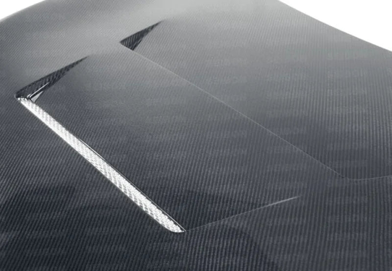 Seibon 12-13 BRZ/FRS DV Carbon Fiber Hood - Side View