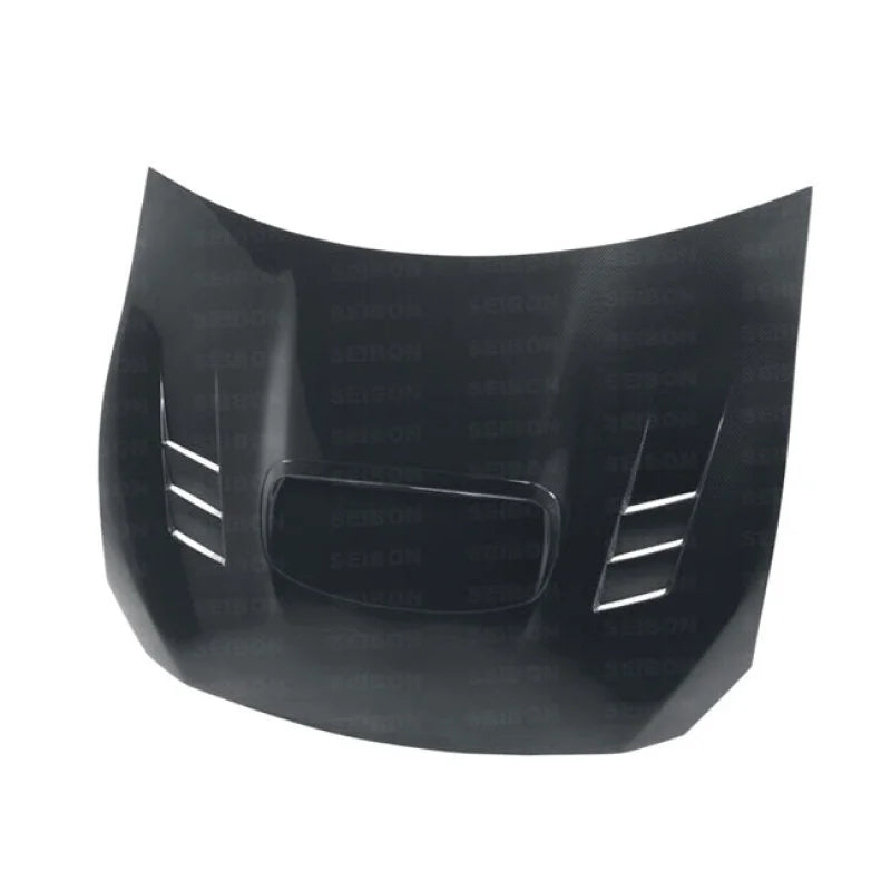 Seibon 12-13 BRZ/FRS FA Carbon Fiber Hood - Side View