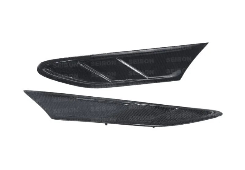 Seibon 12-13 BRZ/FRS FR Style Carbon Fiber Fender Ducts (Pair) - Main Product View