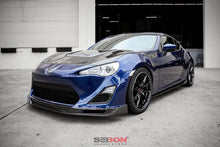 Load image into Gallery viewer, Seibon 12-13 BRZ/FRS KC Style Carbon FIber Front Lip - Side View
