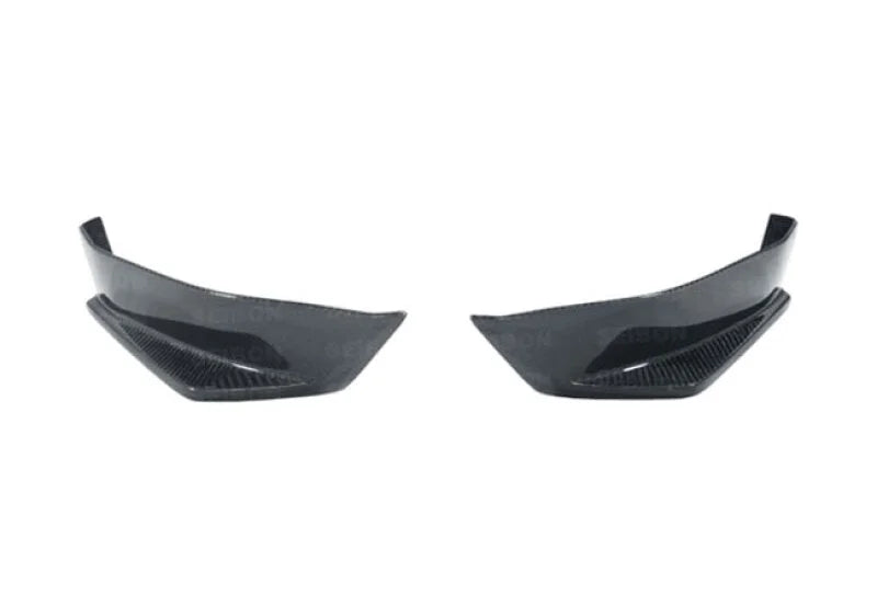Seibon 12-13 BRZ/FRS KC Style Carbon FIber Rear Lip - Back View
