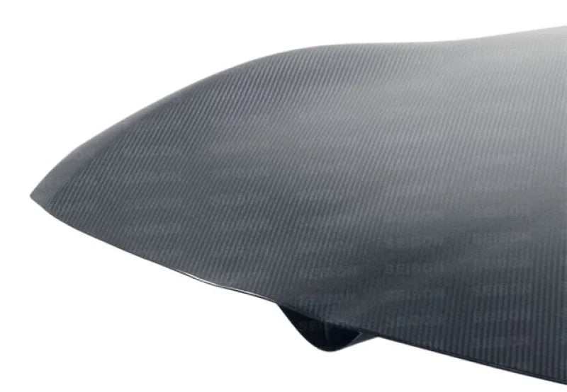 Seibon 12-13 BRZ/FRS OEM Carbon Fiber Hood - Side View