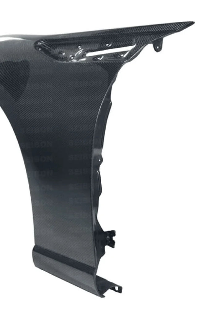 Seibon 12-13 BRZ/FRS OEM Style Carbon Fiber Fenders (Pair) - Installation View