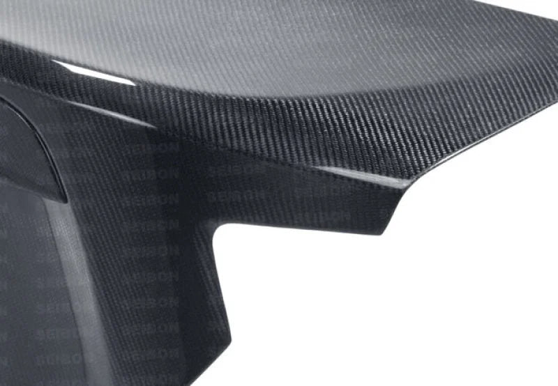Seibon 12-13 BRZ/FRS OEM Style Carbon Fiber Trunk/Hatch - Back View