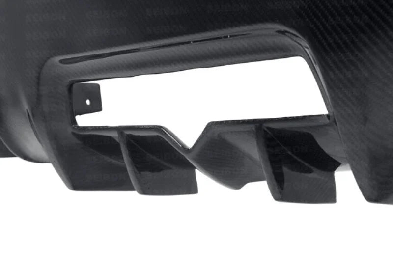 Seibon 12-13 BRZ/FRS TB Style Carbon FIber Rear Lip - Side View