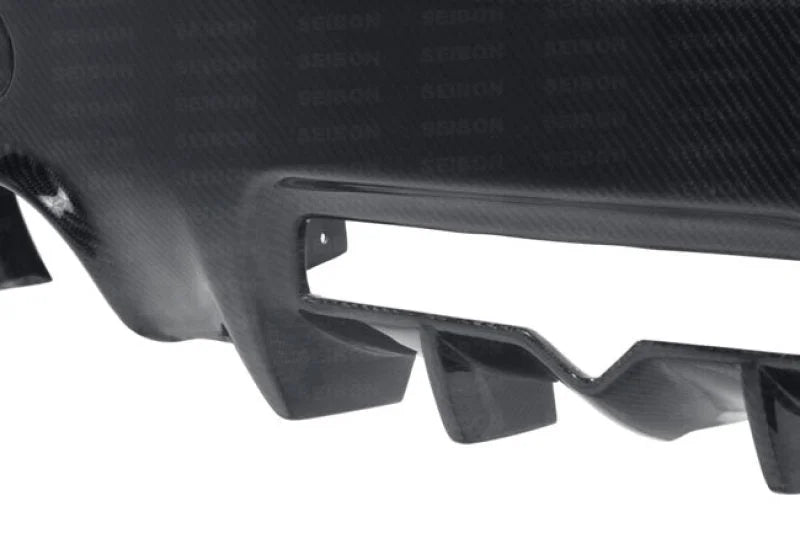 Seibon 12-13 BRZ/FRS TB Style Carbon FIber Rear Lip - Installation View