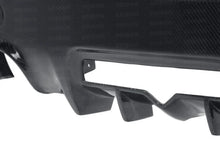 Load image into Gallery viewer, Seibon 12-13 BRZ/FRS TB Style Carbon FIber Rear Lip - Installation View