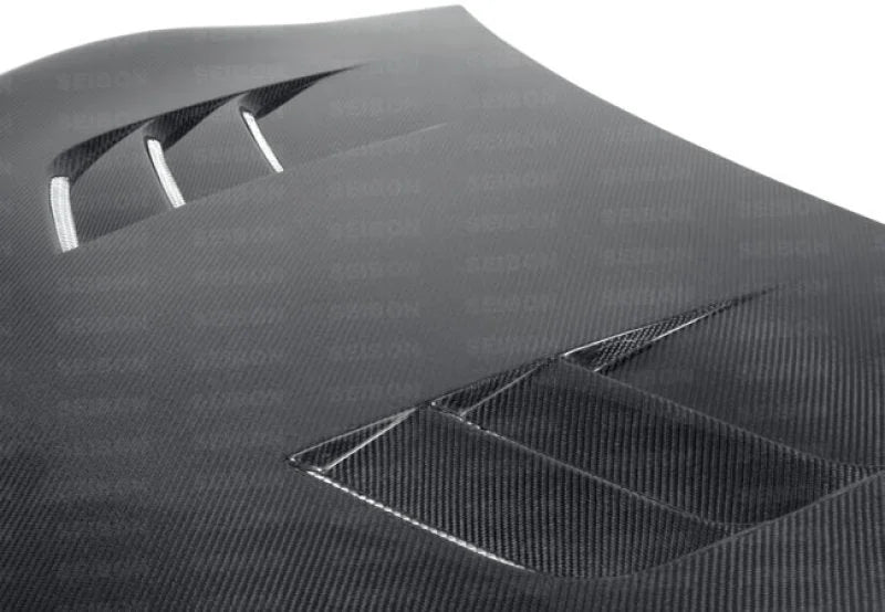 Seibon 12-13 BRZ/FRS TS Style Carbon Fiber Hood - Main Product View