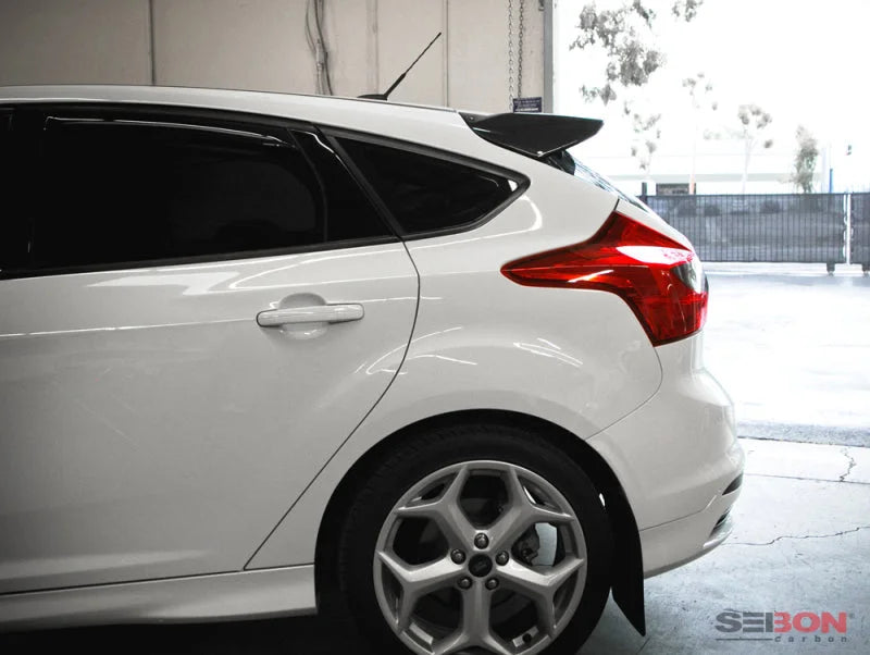 Seibon 12-13 Ford Focus OEM Style Carbon Fiber Rear Spoiler - Main Product View