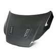 Load image into Gallery viewer, Seibon 12-13 Ford Focus RS-Style Carbon Fiber Hood - Side View