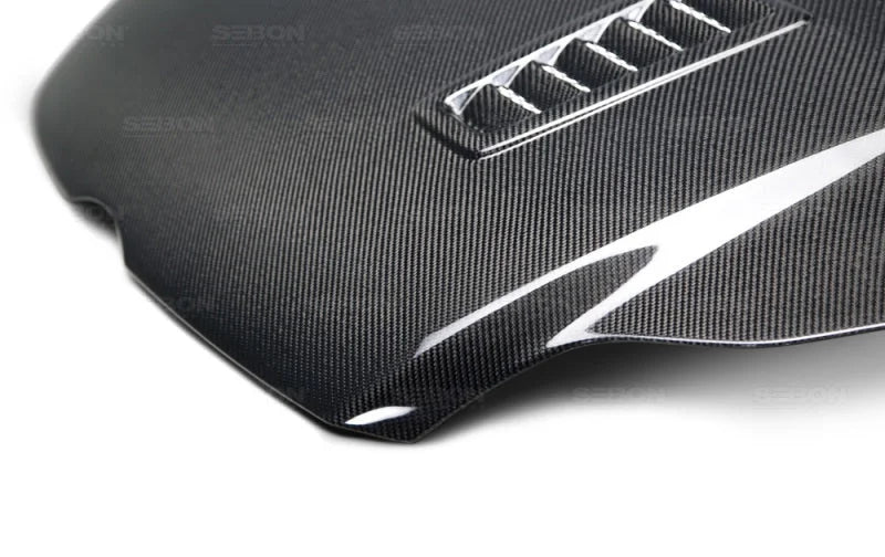 Seibon 12-13 Ford Focus RS-Style Carbon Fiber Hood - Additional View 7