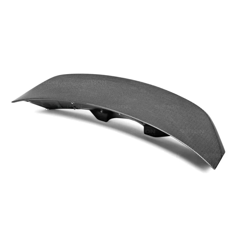 Seibon 12-13 Honda Civic 2DR C-Style Carbon Fiber Rear Spoiler - Installation View
