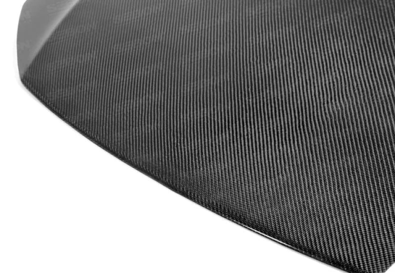 Seibon 12-13 Honda Civic 2dr OEM-Style Carbon Fiber Hood - Back View
