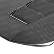 Load image into Gallery viewer, Seibon 12-13 Honda Civic 2dr TS-Style Carbon Fiber Hood - Back View