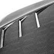 Load image into Gallery viewer, Seibon 12-13 Honda Civic 2dr TS-Style Carbon Fiber Hood - Installation View
