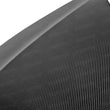 Load image into Gallery viewer, Seibon 12-13 Honda Civic 4Dr OEM-Style Carbon Fiber Hood (4Dr Only) - Installation View