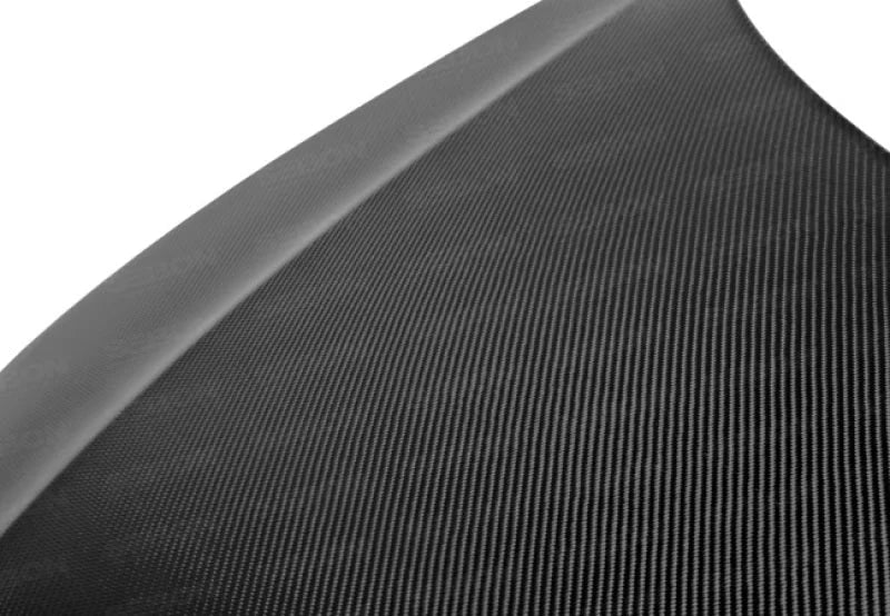 Seibon 12-13 Honda Civic 4Dr OEM-Style Carbon Fiber Hood (4Dr Only) - Installation View
