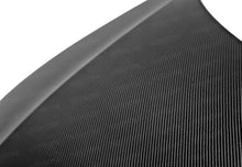 Load image into Gallery viewer, Seibon 12-13 Honda Civic 4Dr OEM-Style Carbon Fiber Hood (4Dr Only) - Installation View