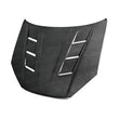 Load image into Gallery viewer, Seibon 12-13 Hyundai Genesis TS Carbon Fiber Hood - Side View