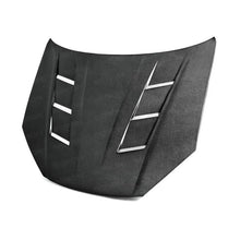Load image into Gallery viewer, Seibon 12-13 Hyundai Genesis TS Carbon Fiber Hood - Side View